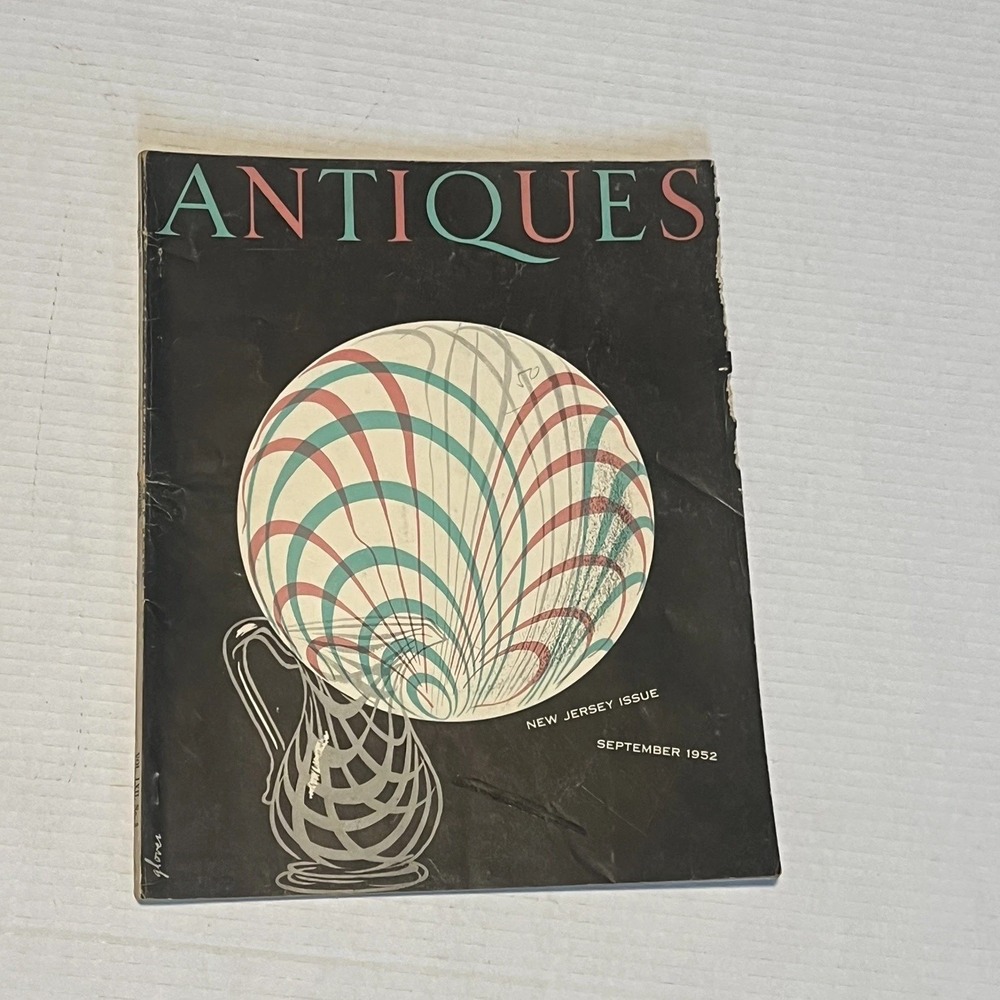 ANTIQUES Magazine September 1952 Vintage Midcentury Collectible Art Design